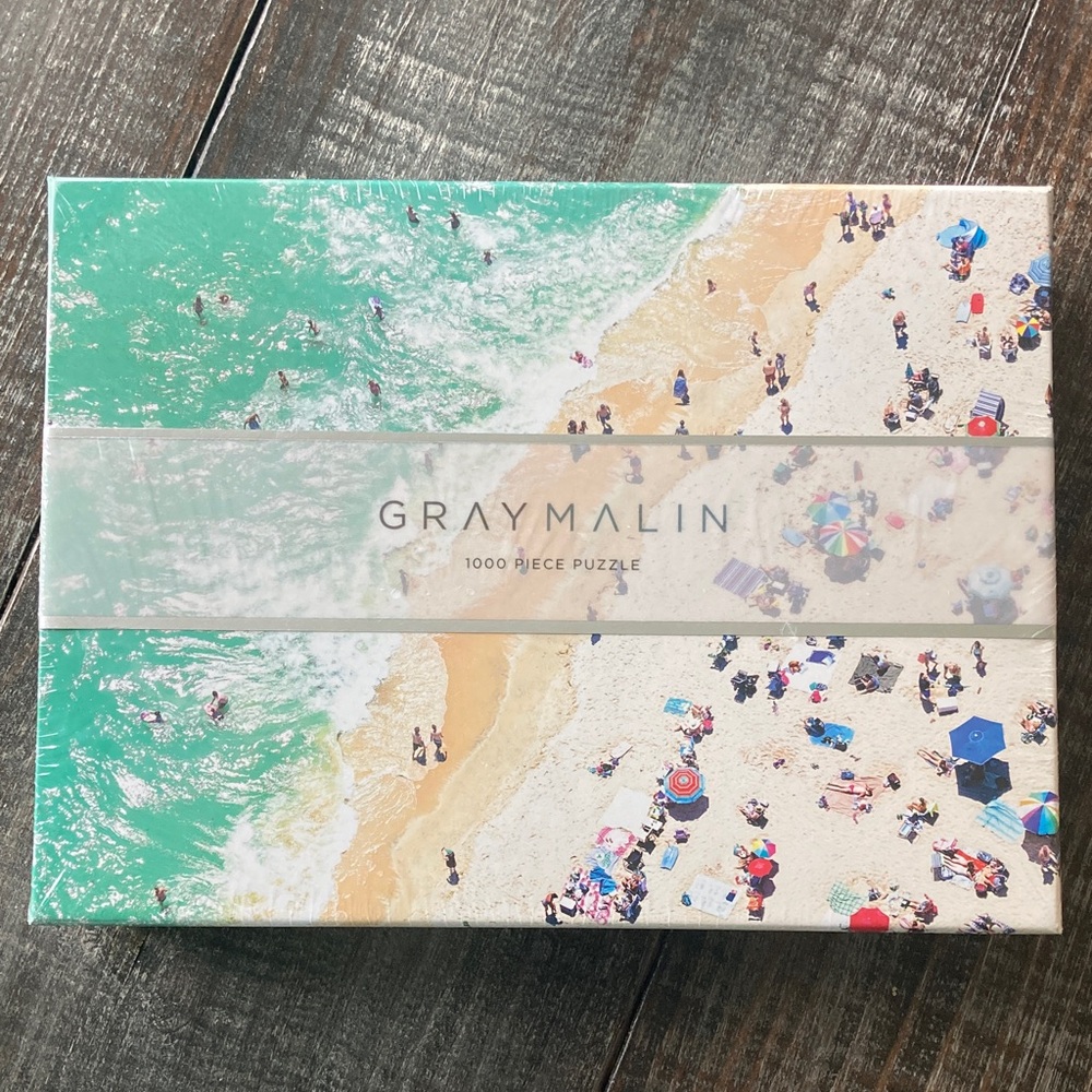 🌟NEW- SEALED!!! 🌟 Gray Malin Turquoise & Sand Aerial Beach Puzzle